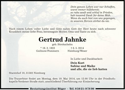 Gertrud Jahnke Gertrud Jahnke